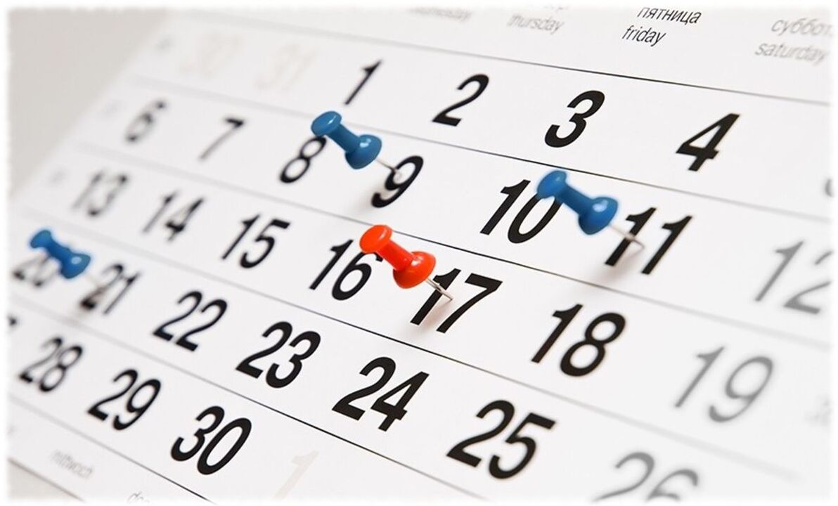 Il preferito del calendario dietetico