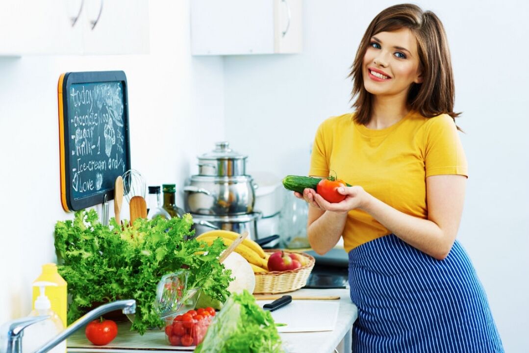 Verdure preferite nella dieta
